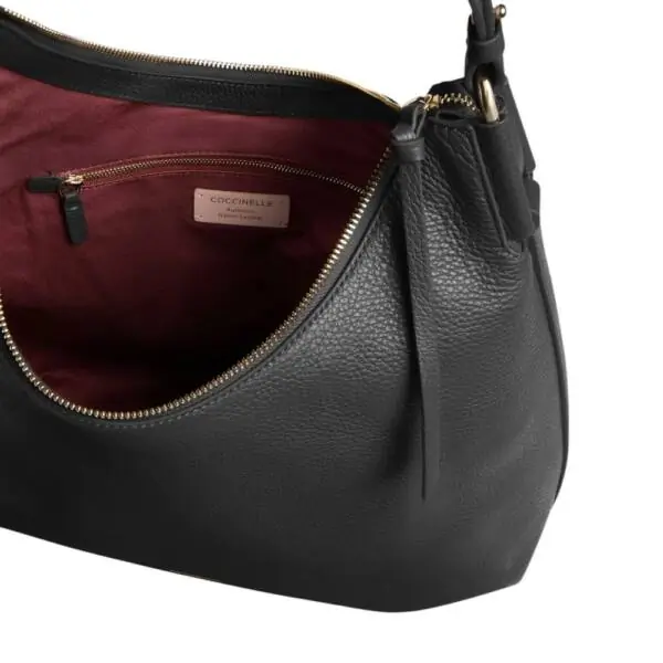 Coccinelle - Γυναικεία τσάντα Ώμου Rebekka Medium E1T95130101-001 Μαύρο E1T95130101-001