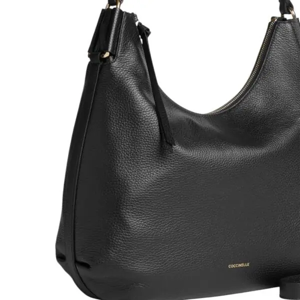 Coccinelle - Γυναικεία τσάντα Ώμου Rebekka Medium E1T95130101-001 Μαύρο E1T95130101-001