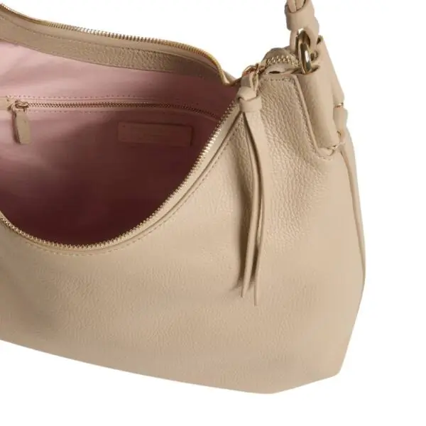 Coccinelle - Γυναικεία τσάντα Ώμου Rebekka Medium E1T95130101-N64 Μπεζ E1T95130101-N64