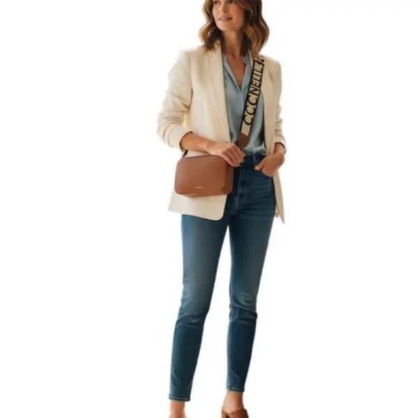 Coccinelle - Γυναικεία τσάντα Ώμου Tebe E5MN555I101-W11 Καφέ E5MN555I101-W11