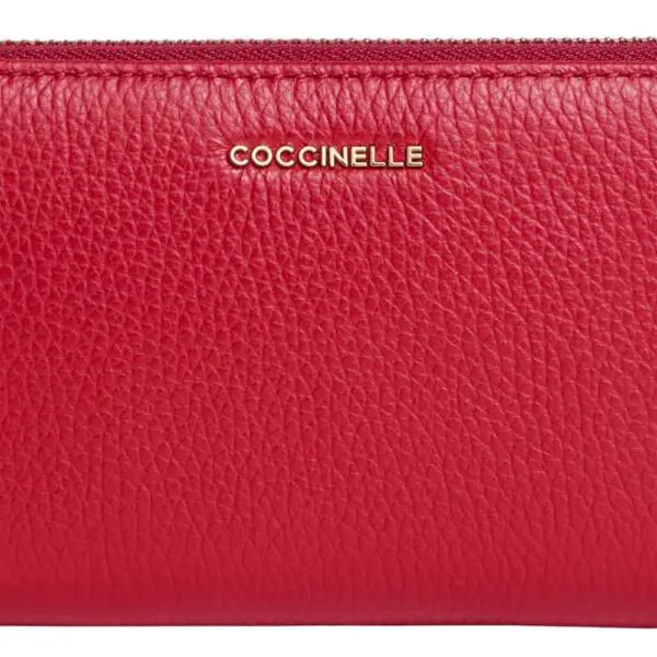 Coccinelle - Γυναικείο Πορτοφόλι Metallic Large E2MW5113201-R02 Κόκκινο E2MW5113201-R02