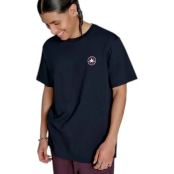 Converse - Ανδρικό T‑shirt Chuck Print Tee Standar Fit CVM5T565-001 Μαύρο CVM5T565-001