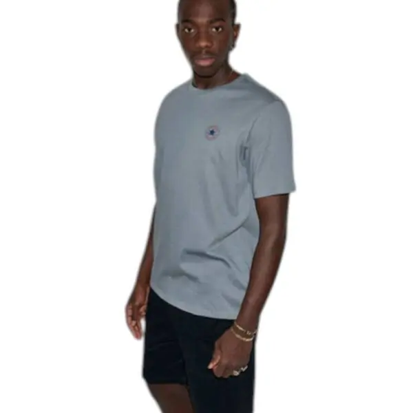Converse - Ανδρικό T‑shirt Chuck Print Tee Standar Fit CVM5T565-033 Γκρι CVM5T565-033