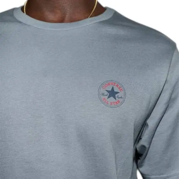 Converse - Ανδρικό T‑shirt Chuck Print Tee Standar Fit CVM5T565-033 Γκρι CVM5T565-033
