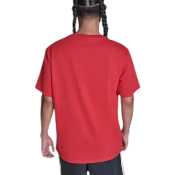 Converse - Ανδρικό T‑shirt Chuck Print Tee Standar Fit CVM5T565-610 Κόκκινο CVM5T565-610