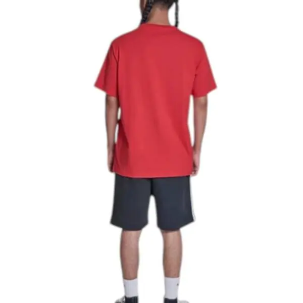 Converse - Ανδρικό T‑shirt Chuck Print Tee Standar Fit CVM5T565-610 Κόκκινο CVM5T565-610