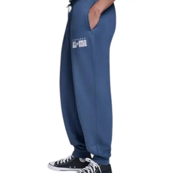 Converse - Ανδρικό Παντελόνι Φόρμας All Star Joggers Cut Through CVM5B161-410 Μπλε CVM5B161-410