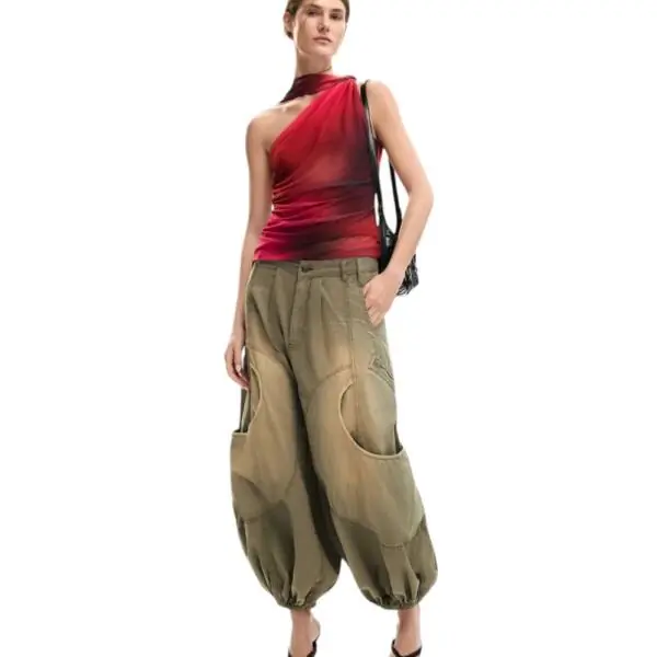 Desigual - Γυναικεία Αμάνικη Μπλούζα Bratislava 26SWTK31-3098 Ροζ 26SWTK31-3098