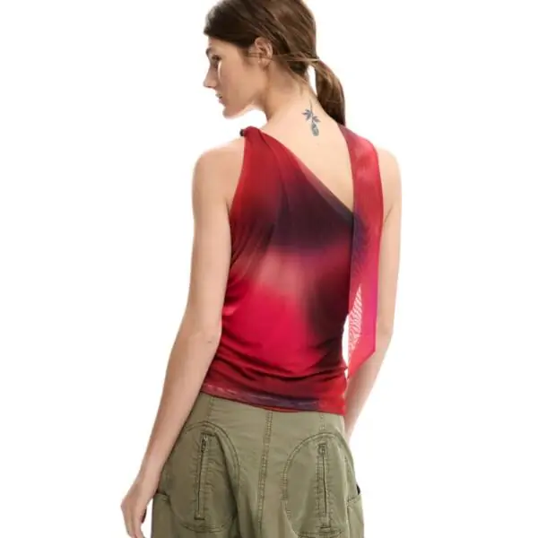 Desigual - Γυναικεία Αμάνικη Μπλούζα Bratislava 26SWTK31-3098 Ροζ 26SWTK31-3098