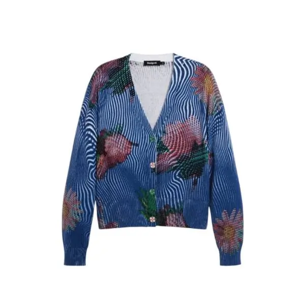 Desigual - Γυναικεία Ζακέτα Nora 26SWJF19-5001 Μπλε