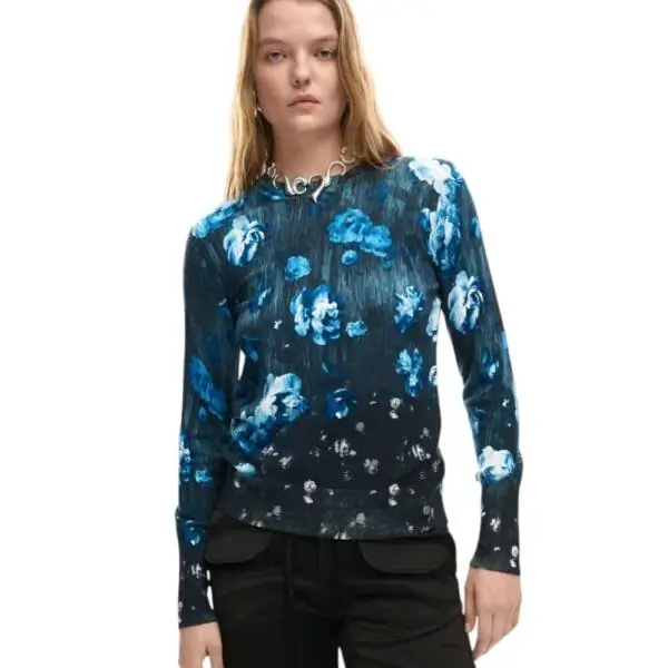 Desigual - Γυναικεία Μπλούζα Fargo 26SWJF11-2000 Μπλε 26SWJF11-2000