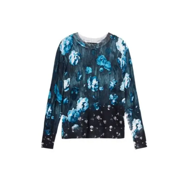 Desigual - Γυναικεία Μπλούζα Fargo 26SWJF11-2000 Μπλε