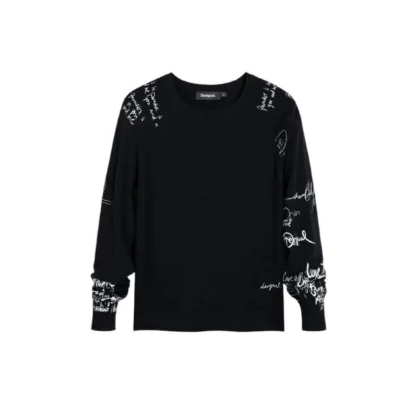 Desigual - Γυναικεία Μπλούζα Marquette 26SWJF10-2000 Μαύρο