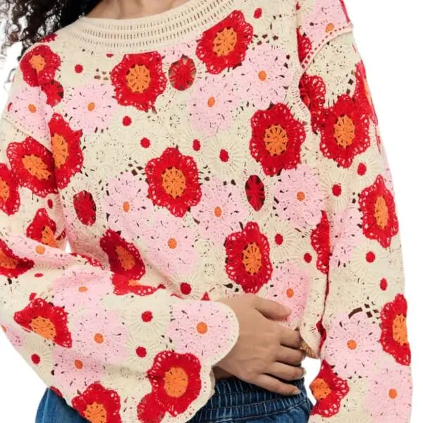 Desigual - Γυναικεία Μπλούζα Noruega 26SWJF38-1001 Μπεζ 26SWJF38-1001