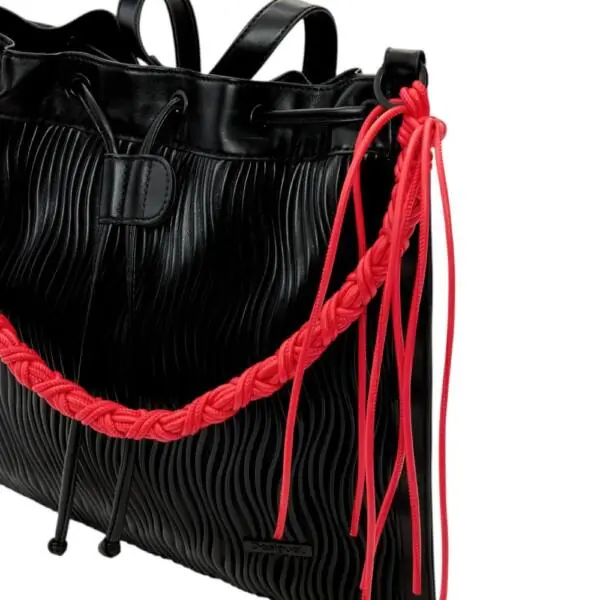 Desigual - Γυναικεία Τσάντα Ώμου Back Litio Harlan 26SAKP34-2000 Μαύρο 26SAKP34-2000