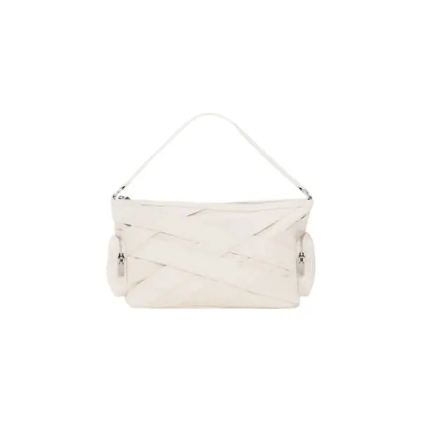 Desigual - Γυναικεία Τσάντα Ώμου Cromo Habana 26SAXPBF-6006 Λευκό