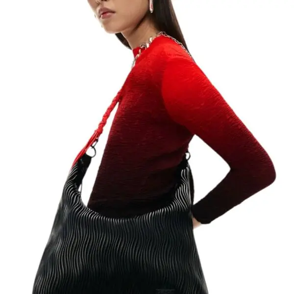 Desigual - Γυναικεία Τσάντα Ώμου Litio Samarra 26SAXP54-2000 Μαύρο 26SAXP54-2000