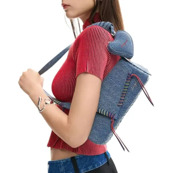 Desigual - Γυναικεία Τσάντα Ώμου Torio Altadena 26SAXD32-5005 Μπλε 26SAXD32-5005