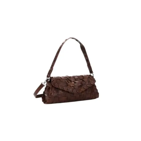 Desigual - Γυναικεία Τσάντα 'Ωμου Argon Camel Zarauz 26SAXPA2-6064 Καφέ 26SAXPA2-6064