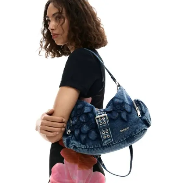Desigual - Γυναικεία Τσάντα 'Ωμου Curio Banaba 26SAXD21-5008 Μπλε 26SAXD21-5008