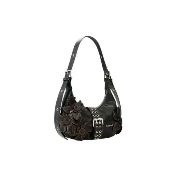 Desigual - Γυναικεία Τσάντα 'Ωμου Curio Choco Margot 26SAXP96-6009 Καφέ 26SAXP96-6009