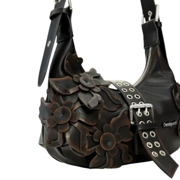 Desigual - Γυναικεία Τσάντα 'Ωμου Curio Choco Margot 26SAXP96-6009 Καφέ 26SAXP96-6009