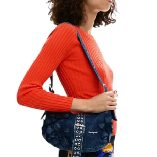 Desigual - Γυναικεία Τσάντα 'Ωμου Curio Margot 26SAXD15-5008 Μπλε 26SAXD15-5008