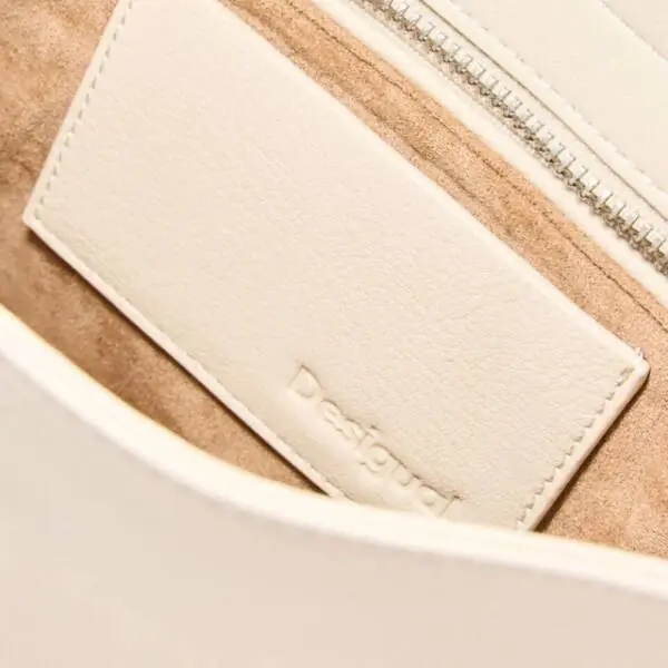 Desigual - Γυναικεία Τσάντα 'Ωμου Gallium Leiria 26SAXP49-1008 Μπεζ 26SAXP49-1008