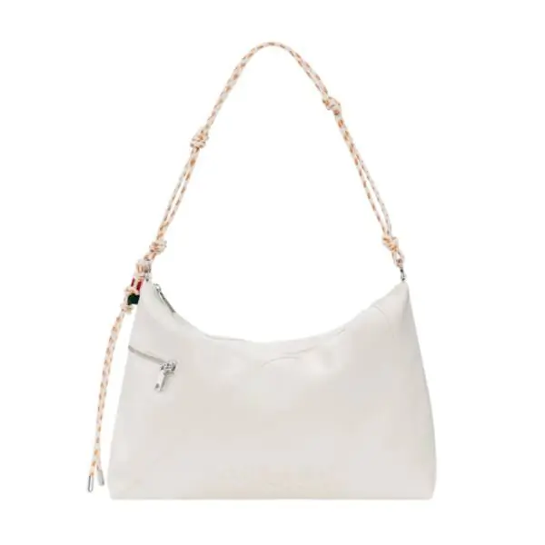 Desigual - Γυναικεία Τσάντα 'Ωμου Half Logo Leiria 2.0 26SAXPA7-1008 Μπεζ