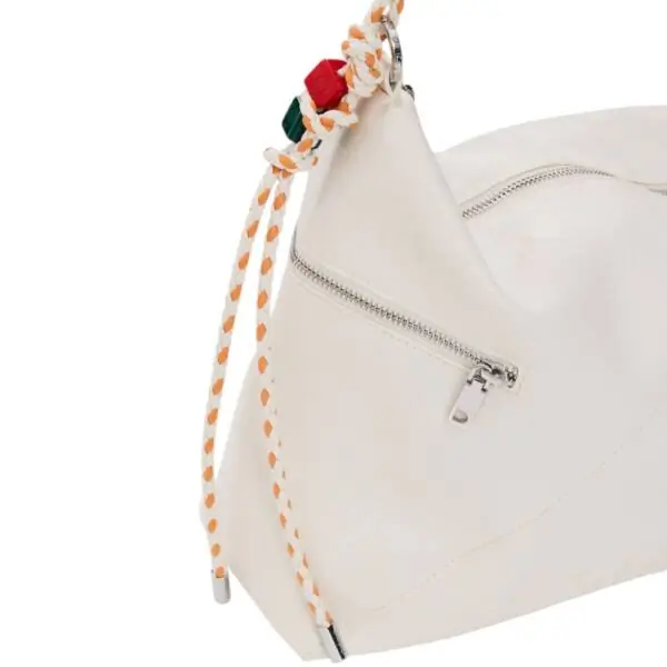 Desigual - Γυναικεία Τσάντα 'Ωμου Half Logo Leiria 2.0 26SAXPA7-1008 Μπεζ 26SAXPA7-1008