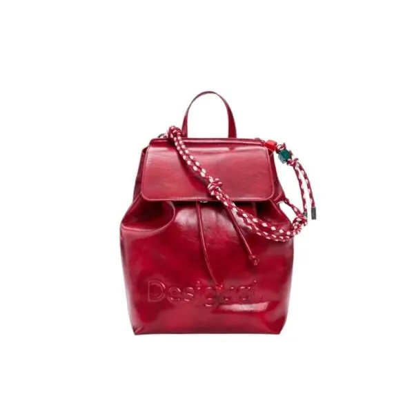 Desigual - Γυναικεία Τσάντα 'Ωμου Half Logo Luena Mini 26SAKP20-3000 Κόκκινο