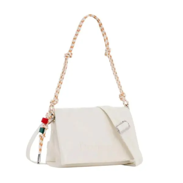 Desigual - Γυναικεία Τσάντα 'Ωμου Half Logo Venecia 4.0 26SAXPAB-1008 Μπεζ 26SAXPAB-1008