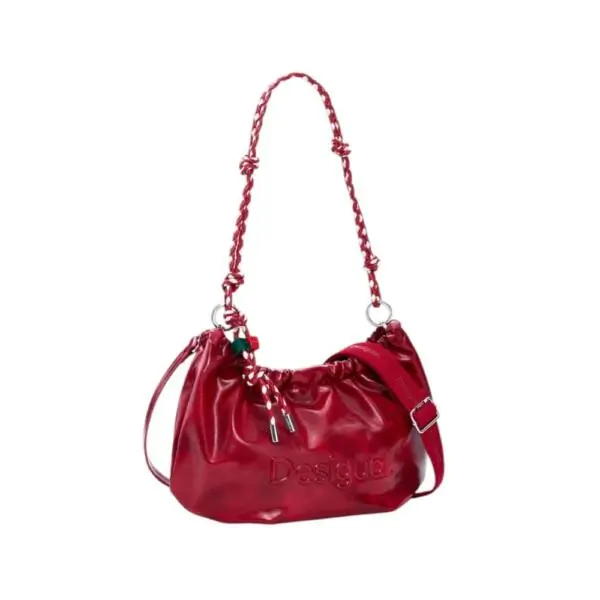 Desigual - Γυναικεία Τσάντα 'Ωμου Half Logo Waverly 26SAXP28-3000 Κόκκινο 26SAXP28-3000