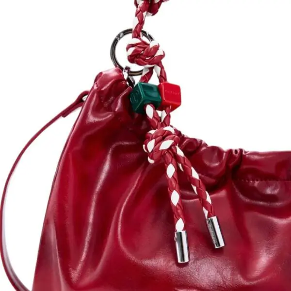 Desigual - Γυναικεία Τσάντα 'Ωμου Half Logo Waverly 26SAXP28-3000 Κόκκινο 26SAXP28-3000