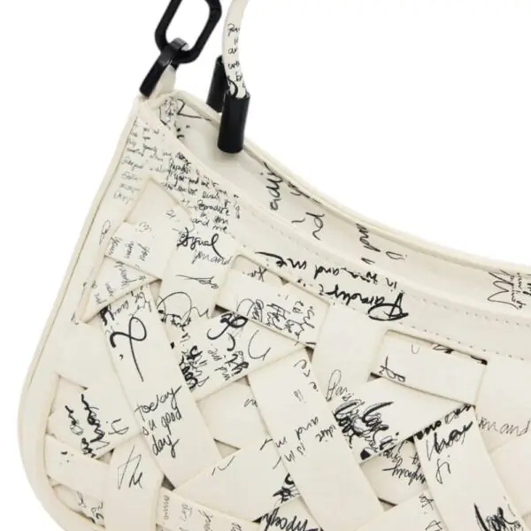 Desigual - Γυναικεία Τσάντα 'Ωμου Indio Alsacia 26SAXP58-1008 Λευκό 26SAXP58-1008