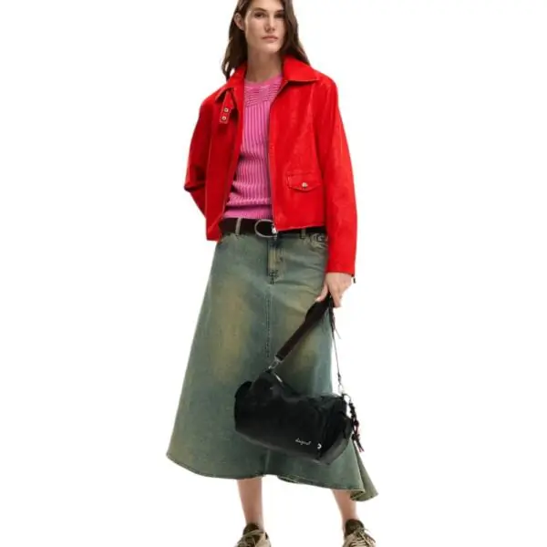 Desigual - Γυναικεία Τσάντα 'Ωμου Mirenis Habana 26SAXPAP-2000 Μαύρο 26SAXPAP-2000