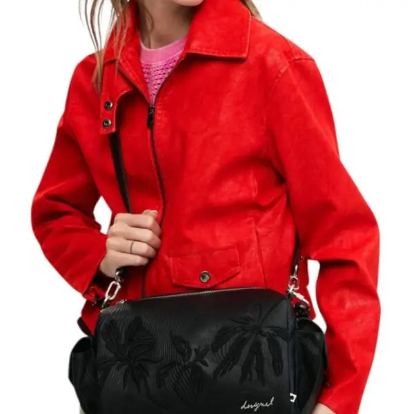 Desigual - Γυναικεία Τσάντα 'Ωμου Mirenis Habana 26SAXPAP-2000 Μαύρο 26SAXPAP-2000