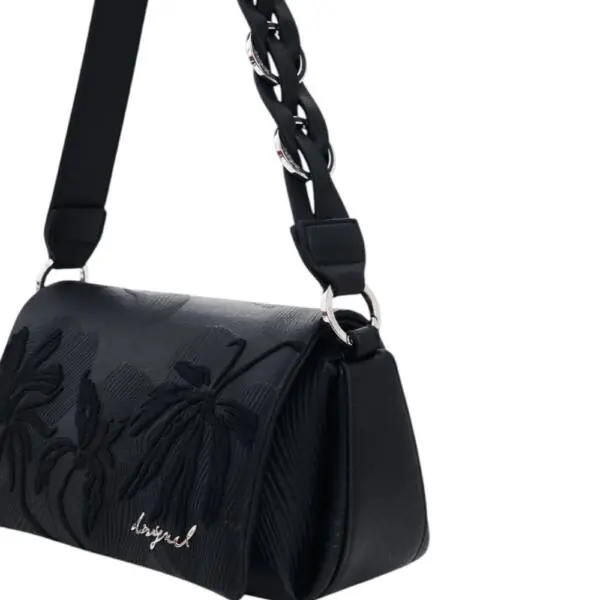 Desigual - Γυναικεία Τσάντα 'Ωμου Mirenis Naron Mini Flap 26SAXP88-2000 Μαύρο 26SAXP88-2000