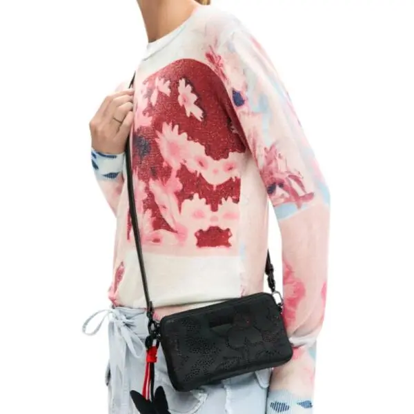 Desigual - Γυναικεία Τσάντα 'Ωμου Mone Paladio 26SAYP06-2000 Μαύρο 26SAYP06-2000