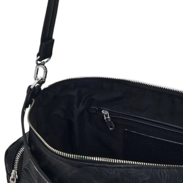 Desigual - Γυναικεία Τσάντα 'Ωμου Moonstone Banaba 26SAXP79-2000 Mαύρο 26SAXP79-2000