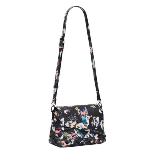 Desigual - Γυναικεία Τσάντα 'Ωμου Osmio Phuket Mini Soft 26SAXPB0-2000 Μαύρο 26SAXPB0-2000