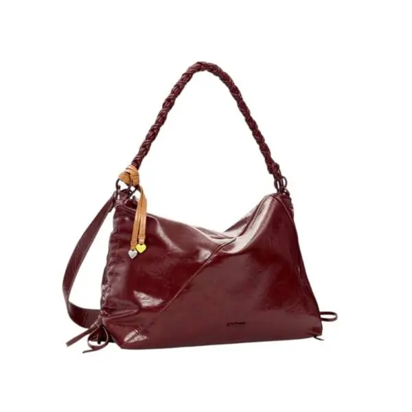 Desigual - Γυναικεία Τσάντα 'Ωμου Rodio Leiria 26SAXPBG-3032 Μπορντό 26SAXPBG-3032