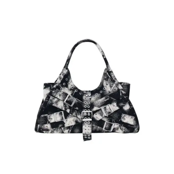 Desigual - Γυναικεία Τσάντα 'Ωμου Uranio Heritown 2.0 26SAXA54-9019 Μαύρο