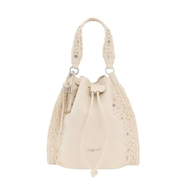 Desigual - Γυναικεία Τσάντα 'Ωμου/Πλάτης Gallium Harlan 26SAKP33-1008 Μπεζ