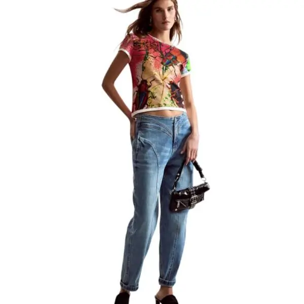 Desigual - Γυναικείο T-shirt Bugs Lacroix 26SWTK27-9019 Κόκκινο 26SWTK27-9019