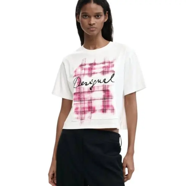 Desigual - Γυναικείο T-shirt Cracovia 26SWTK16-1000 Λευκό 26SWTK16-1000