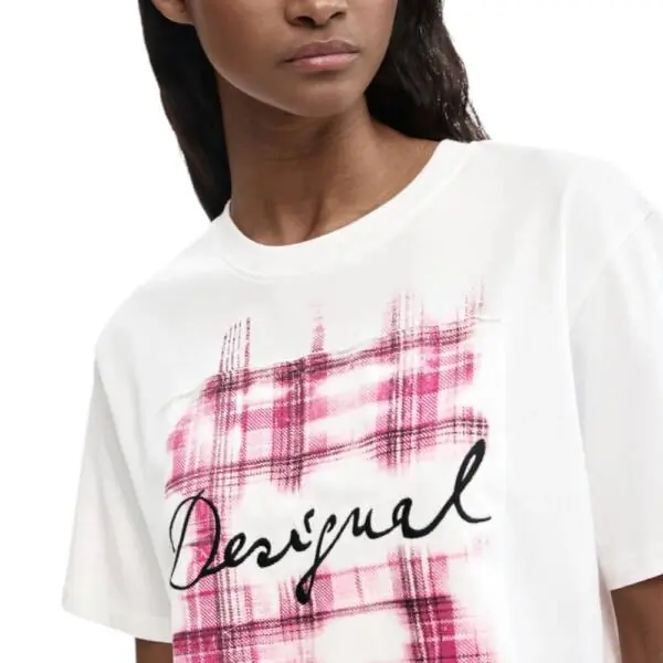 Desigual - Γυναικείο T-shirt Cracovia 26SWTK16-1000 Λευκό 26SWTK16-1000