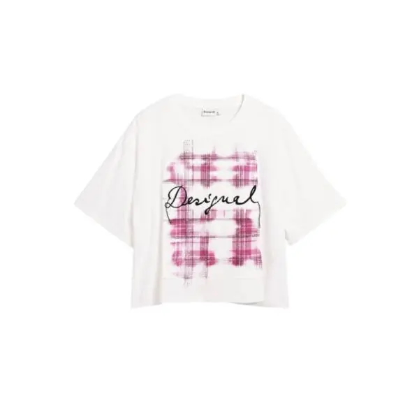 Desigual - Γυναικείο T-shirt Cracovia 26SWTK16-1000 Λευκό