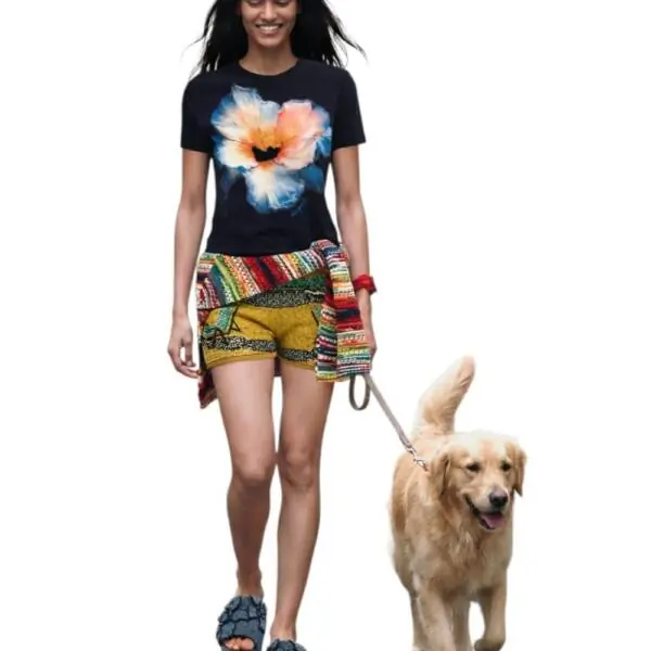 Desigual - Γυναικείο T-shirt Estocolmo 26SWTK03-5000 Μπλε 26SWTK03-5000