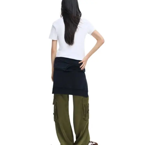 Desigual - Γυναικείο T-shirt Florencia 26SWTK07-1000 Λευκό 26SWTK07-1000